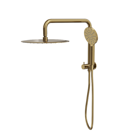 Linsol Sofia 200mm Shower Head on Half rail - 3 Function Handshower