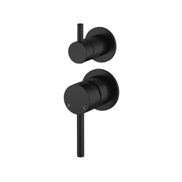 Amoza Wall Diverter Mixer Small Plates - 60mm