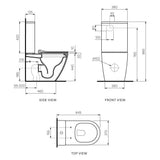 Parisi Ellisse II Ambulant Suite Rimless (Including Pressalit Soft Close Seat)