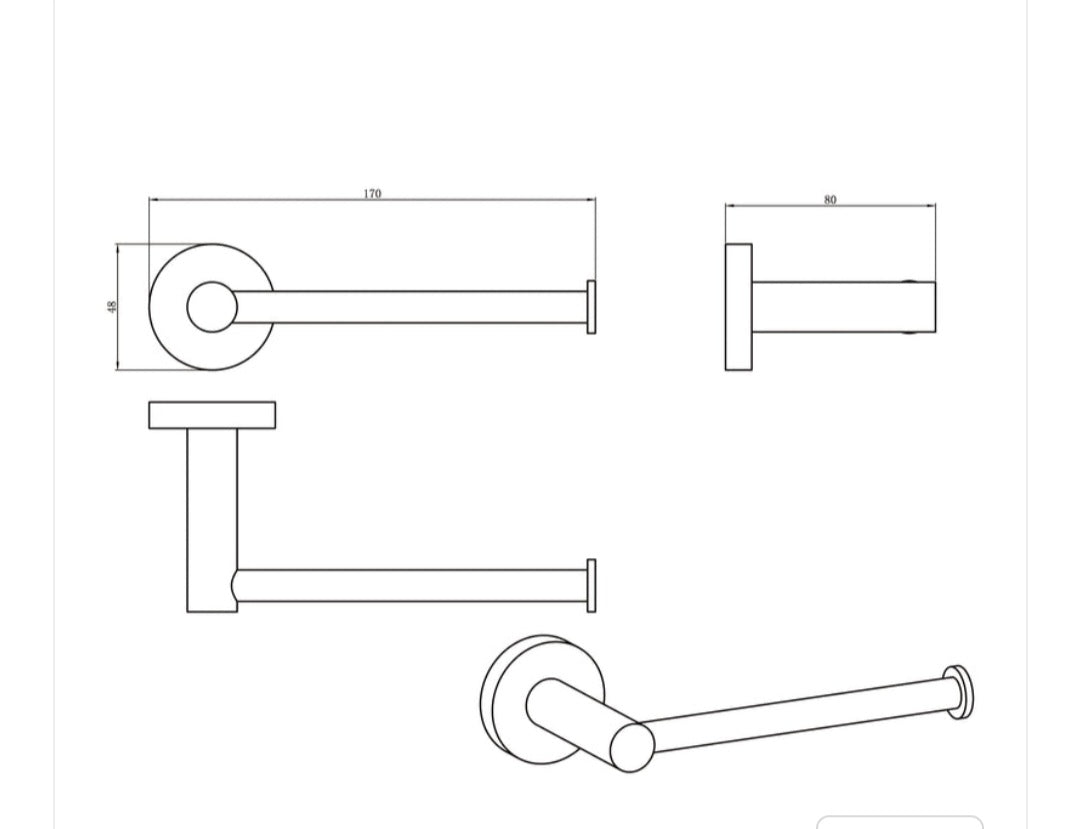 Amoza Toilet Roll Holder