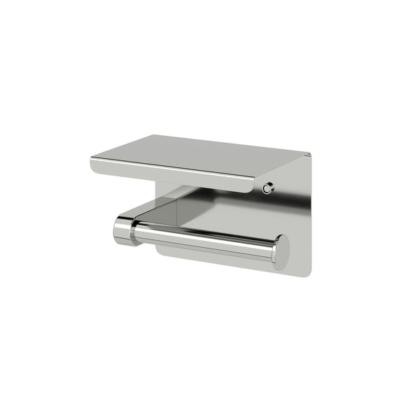 Amoza Toilet Roll Holder With Shelf