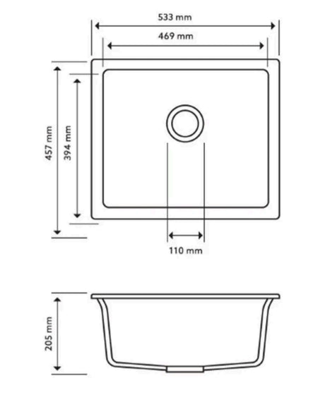 Carysil Salsa - 533 x 457 x 205mm