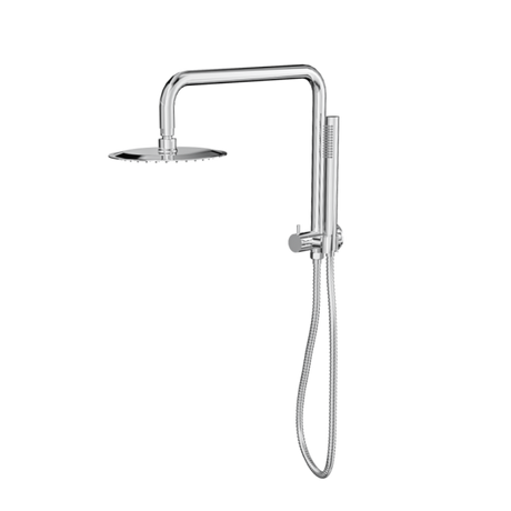 Linsol Sofia 200mm Shower Head on Half rail - Microphone Slim Handshower