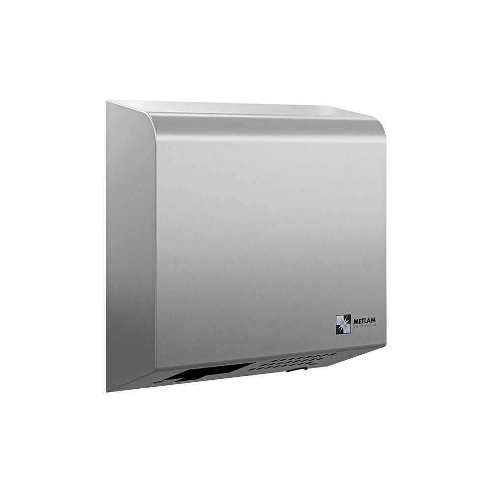 Metlam Slimline Automatic Hand Drier in Stainless Steel