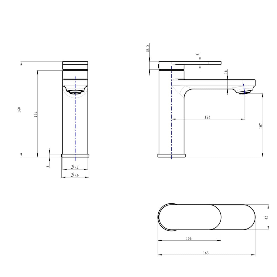 Linsol Capi Basin Mixer