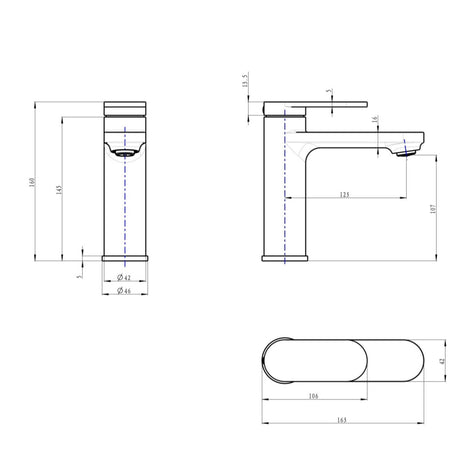 Linsol Capi Basin Mixer