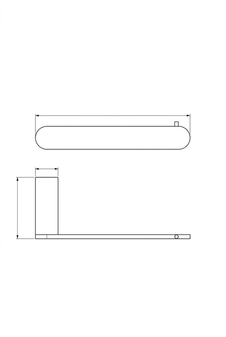 Linsol Circle Toilet Roll Holder