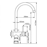 Amoza Gooseneck Sink Mixer