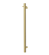 Linsol Allegra 12V Round Bar Vertical Heated Towel Rail with T-Bar