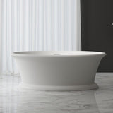 Hampshire Matte White Freestanding Bathtub - 1700mm