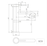 Amoza Curved Basin Mixer