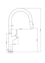 Tish S2 Pull-Out Kitchen Sink Mixer