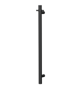 Linsol Allegra 12V Round Bar Vertical Heated Towel Rail with T-Bar