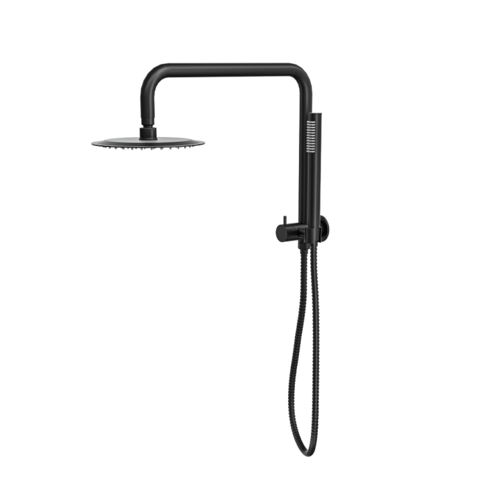 Linsol Sofia 200mm Shower Head on Half rail - Microphone Slim Handshower