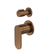 Linsol Capo Wall Diverter Mixer Small Plate
