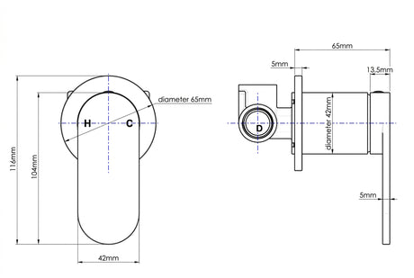 Linsol Capo Wall Mixer