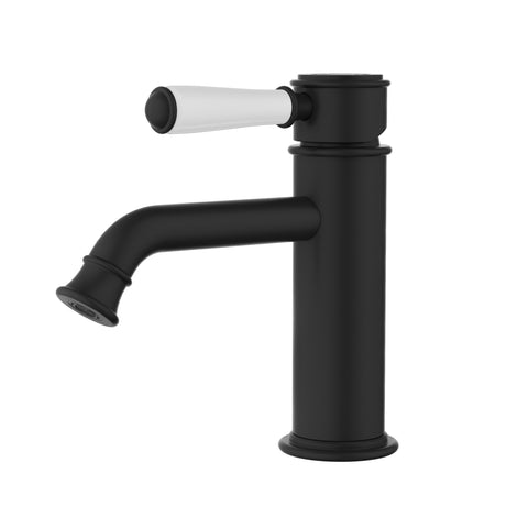 Vintage Matte Black With Ceramic White Handle Bathroom Package – Complete Shower, Toilet & Accessory Set