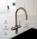 Alia 4-in-1 Instant Boiling and Chilled Filtered Water Tap