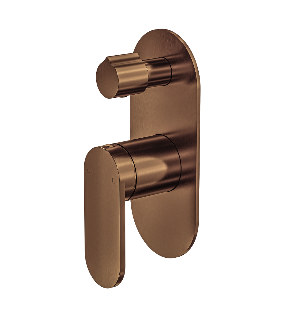 Linsol Capo Wall Diverter Mixer Large Plate