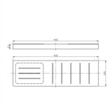 Linsol Circle Metal Shelf with Soap Dish