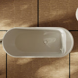 Artemus White Oak Freestanding Bath - 1600mm
