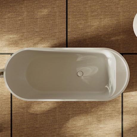 Artemus White Oak Freestanding Bath - 1700mm