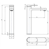 Linsol Capi High Rise Tall Basin Mixer