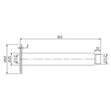 Amoza 150mm Shower Ceiling Arm