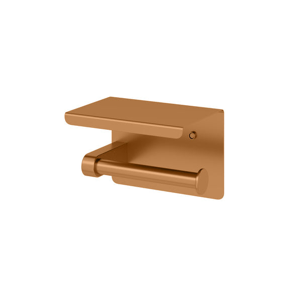 Amoza Toilet Roll Holder With Shelf