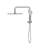 Linsol Sofia 200mm Shower Head on Half rail - 3 Function Handshower