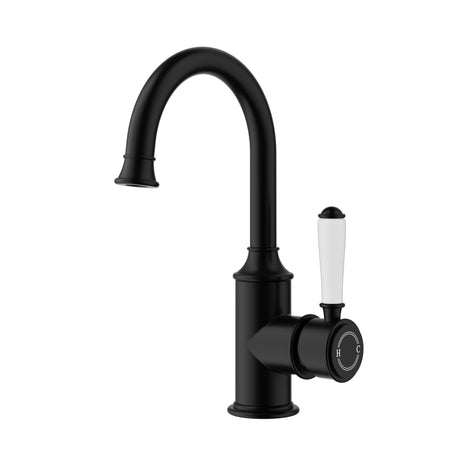 Vintage Matte Black With Ceramic White Handle Bathroom Package – Complete Shower, Toilet & Accessory Set