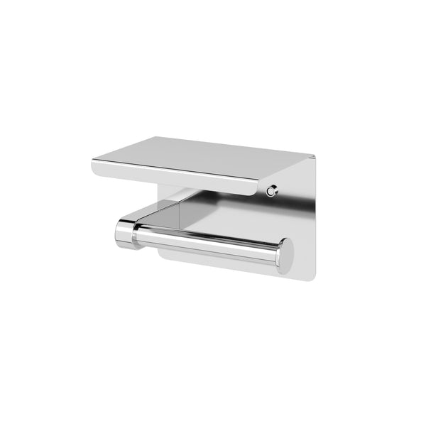Amoza Toilet Roll Holder With Shelf