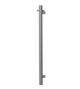 Linsol Allegra 12V Round Bar Vertical Heated Towel Rail with T-Bar