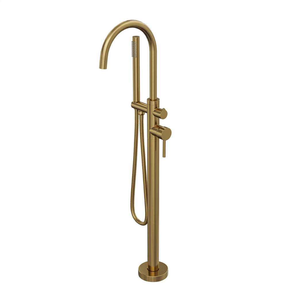 Linsol Nure Freestanding Bath Mixer with Hand Shower