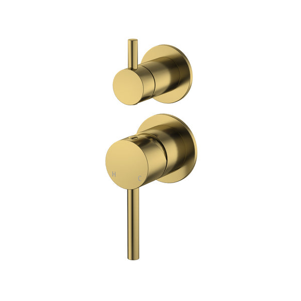 Amoza Wall Diverter Mixer Small Plates - 60mm